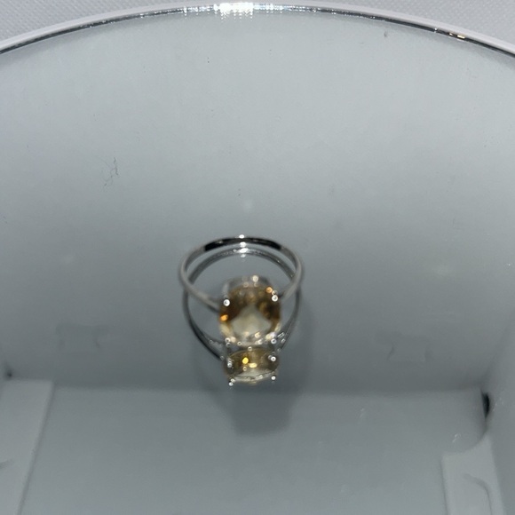 .925 Sterling Silver Genuine Citrine Gemstone BUNDLE W/ LARGER GIFT BOX - Picture 7 of 8